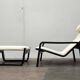 Modern mid-century Pulkka lounge chair set and footrest by Ilmari Lappalainen for Asko, Finland, 1960s.