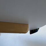 80s round beech table