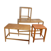 Set of four Scandinavian coffee tables