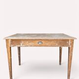 Weathered wooden desk