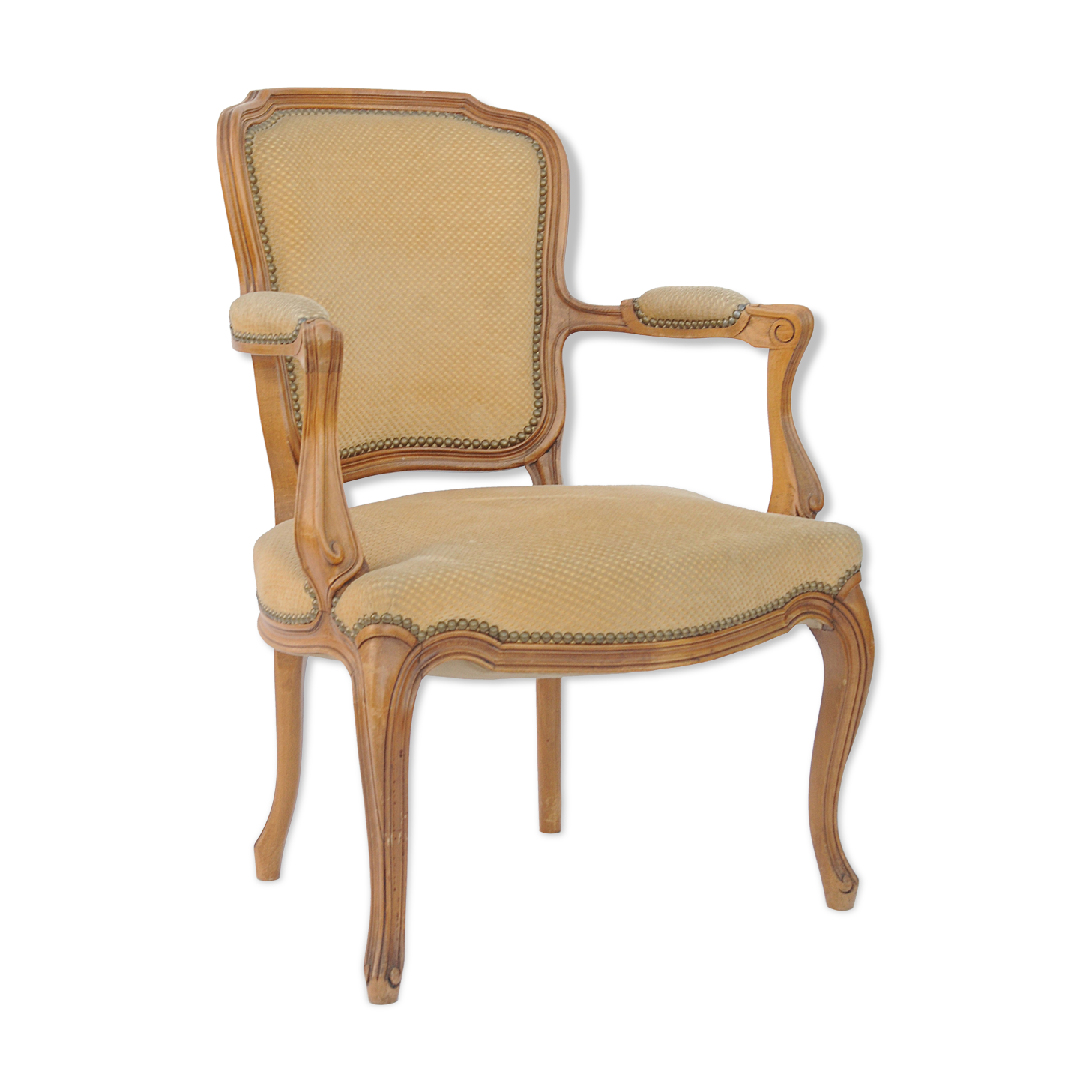 Fauteuil cabriolet de style Louis XV