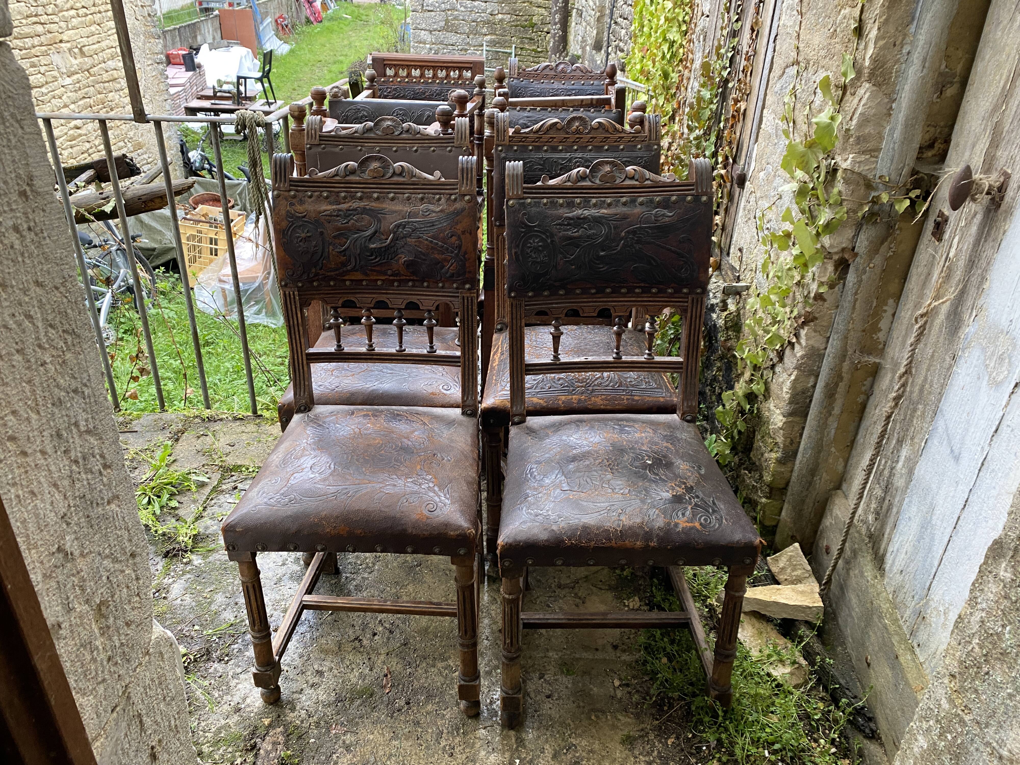 lot de 12 chaises