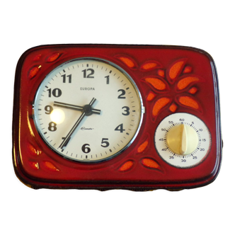 Vintage ceramic clock