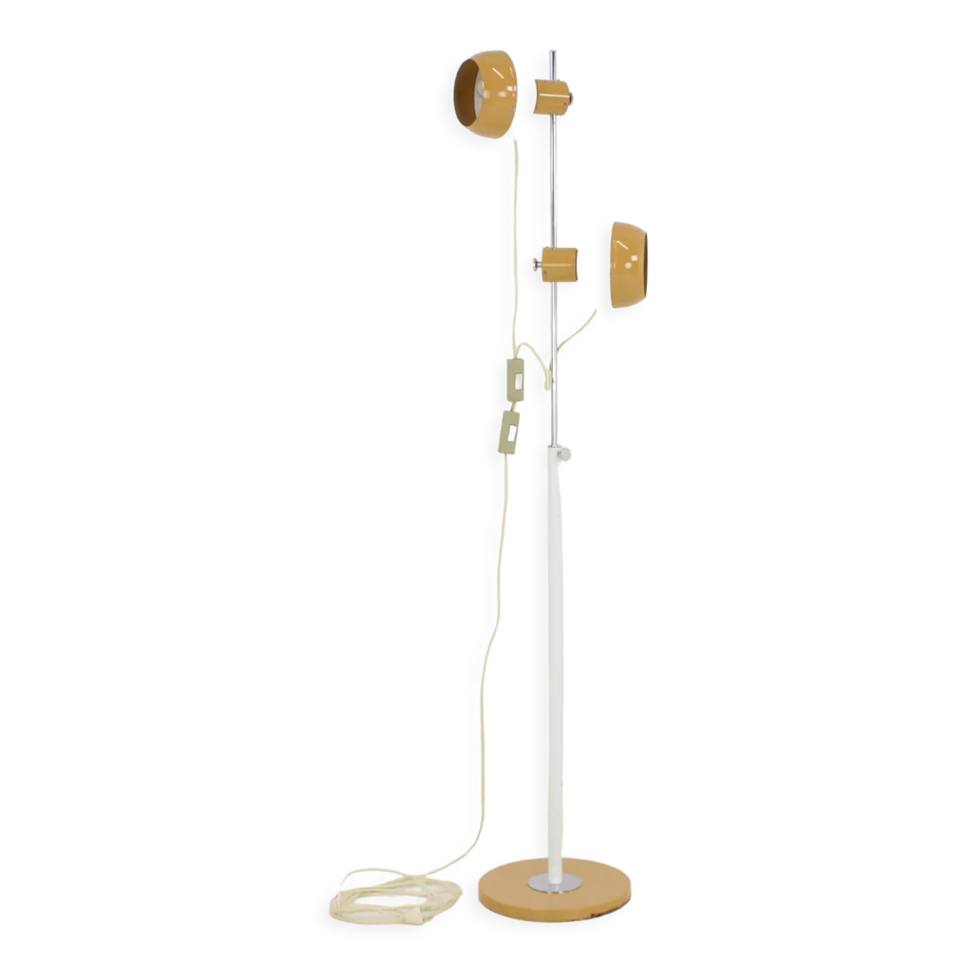 Magnetic Double Eye Ball Floor Lamp by Drukov, 1970s