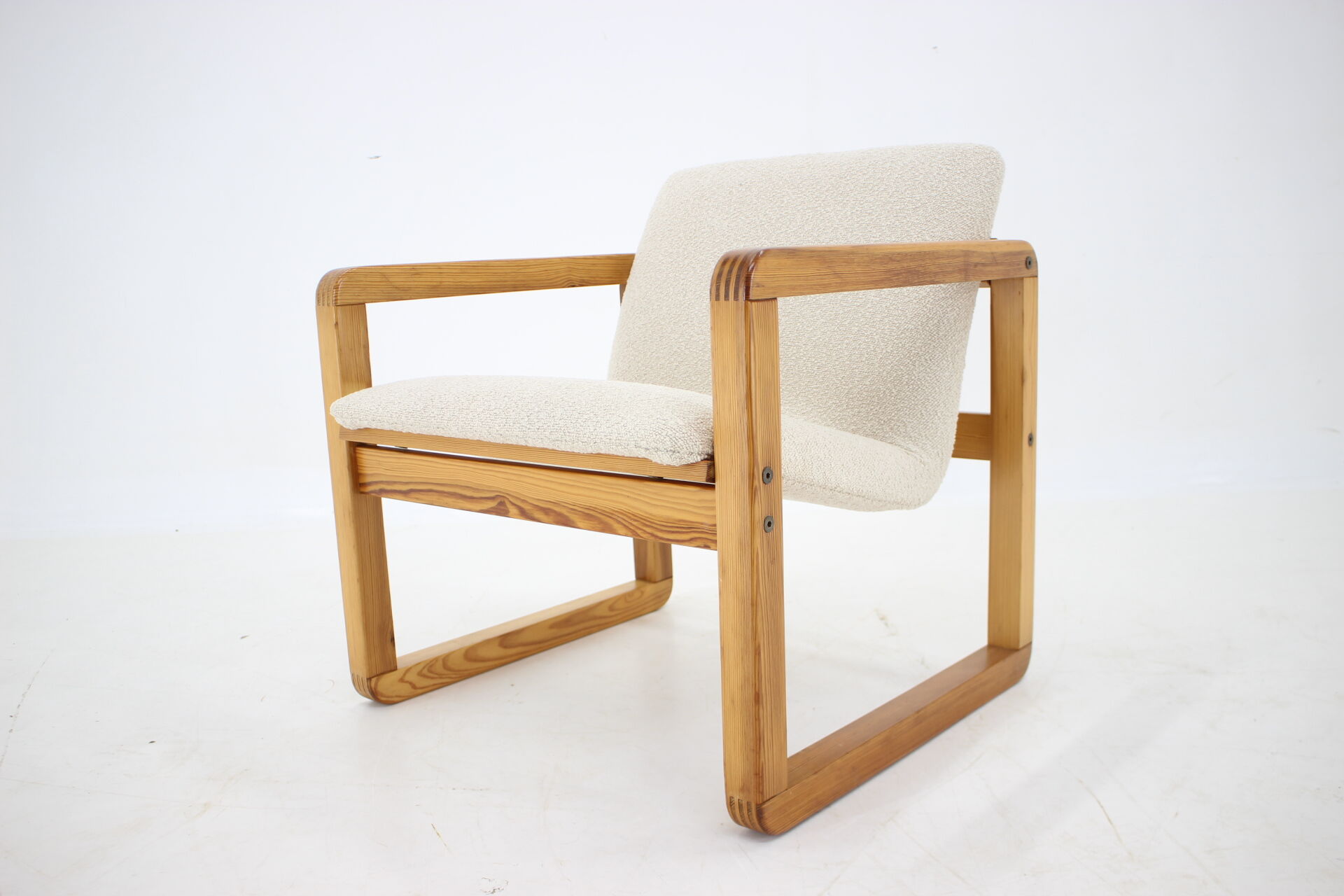 1970s Armchair in Boucle