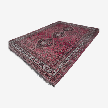 Handmade Shiraz Persian Carpet 307x225cm