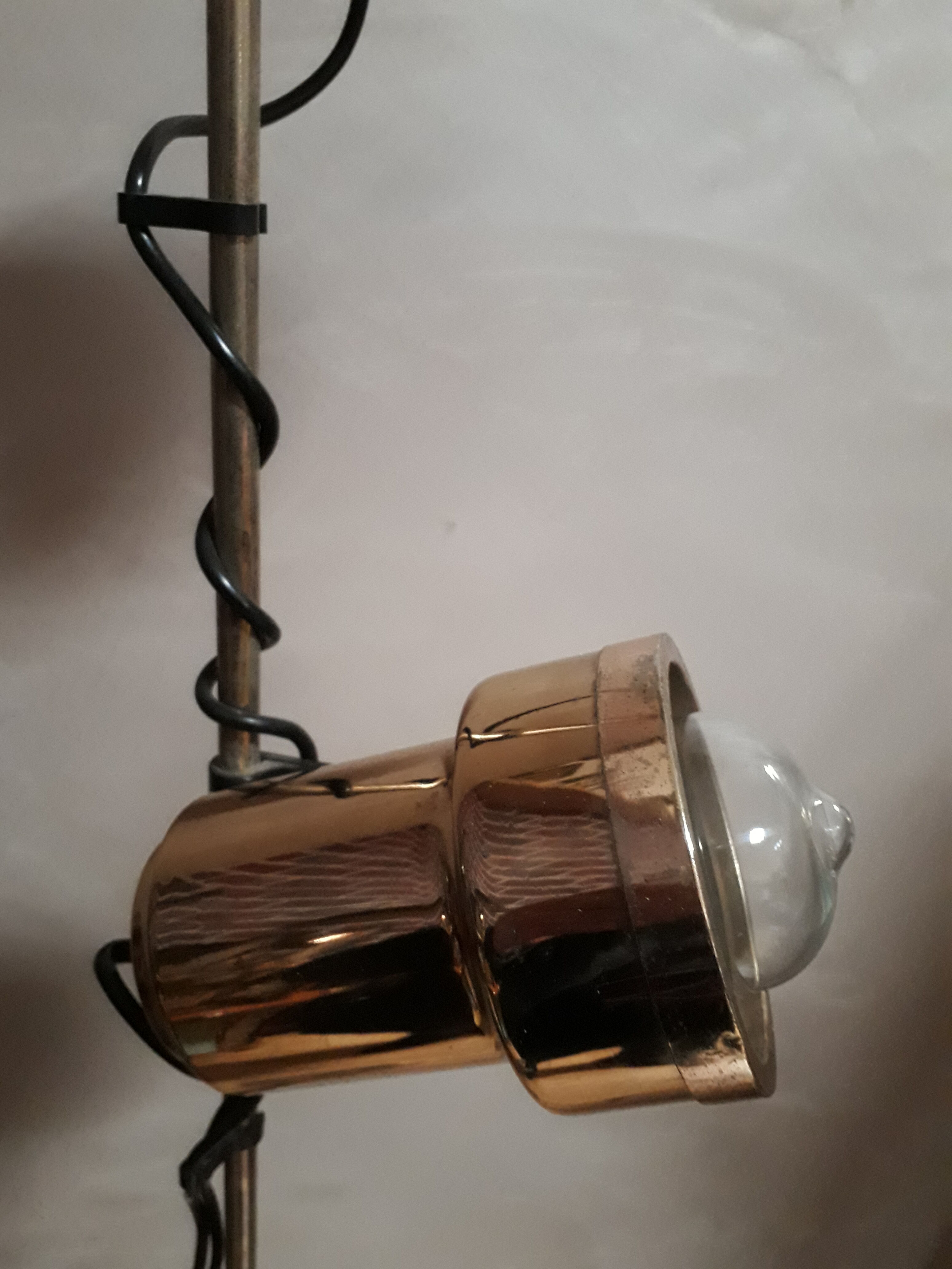 Golden floor lamp 1975