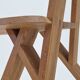 Model S45 Chlacc wood chair by Pierre Chapo, 1979