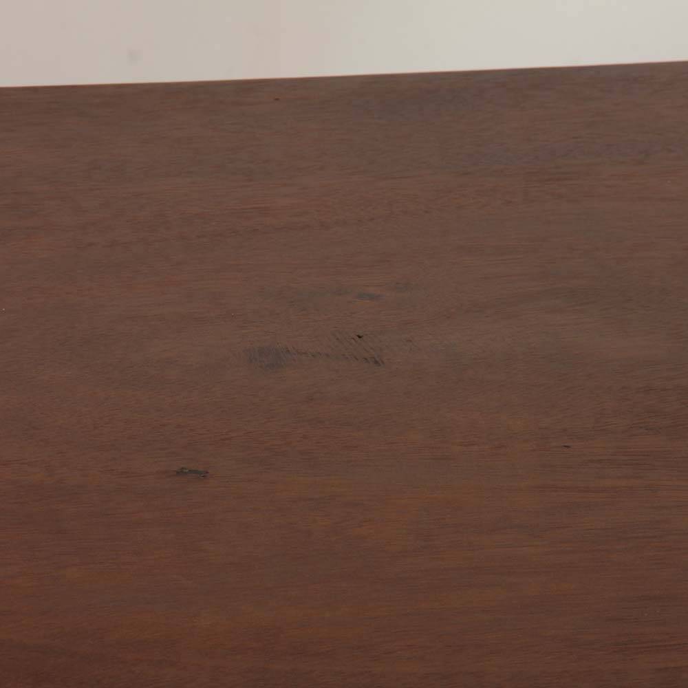 Geometric wooden side table from the 1940s.