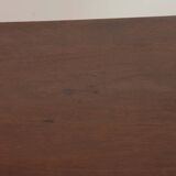 Geometric wooden side table from the 1940s.