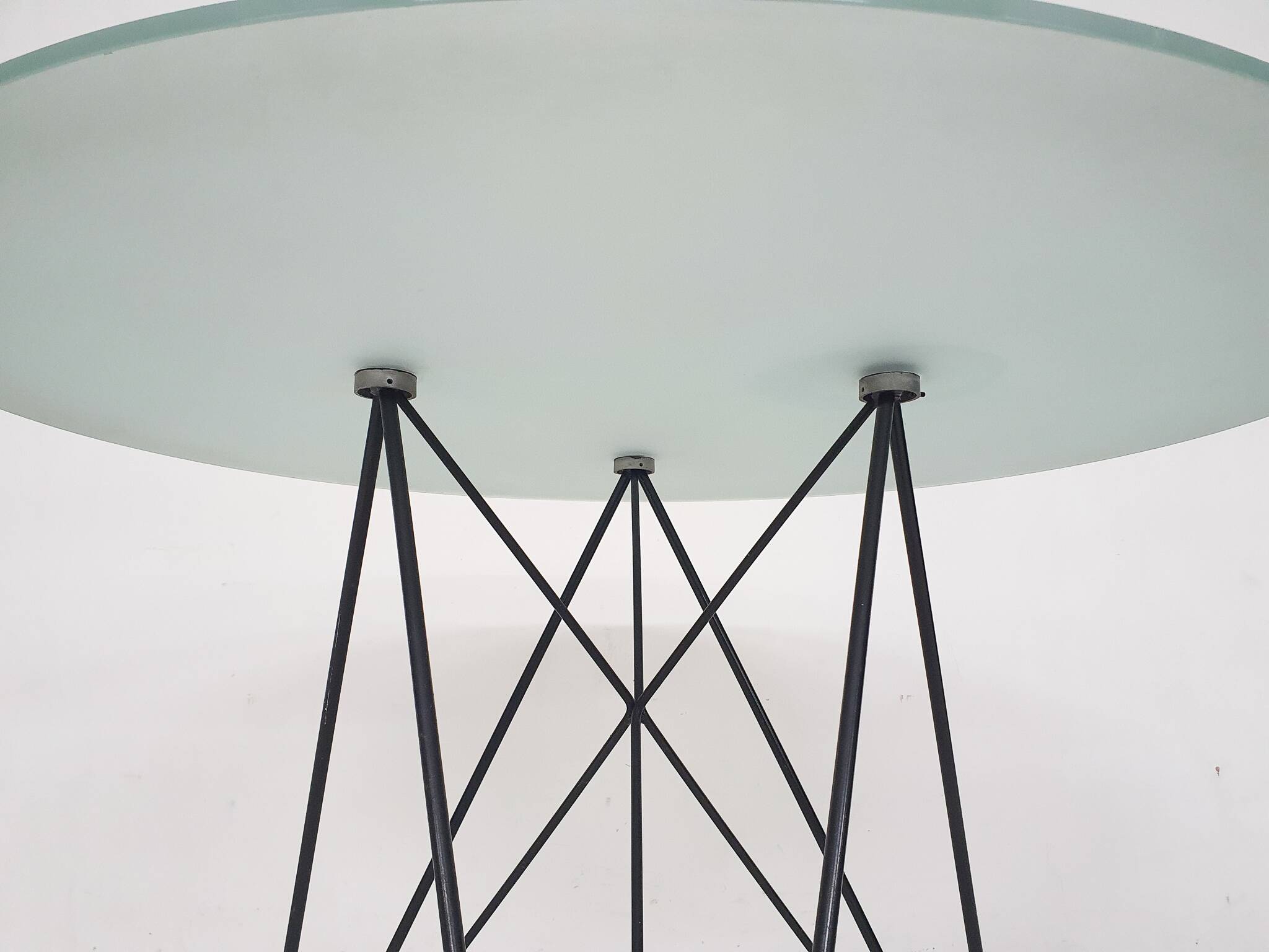 Very rare dining table by Els Staal, The Netherlands, 1984