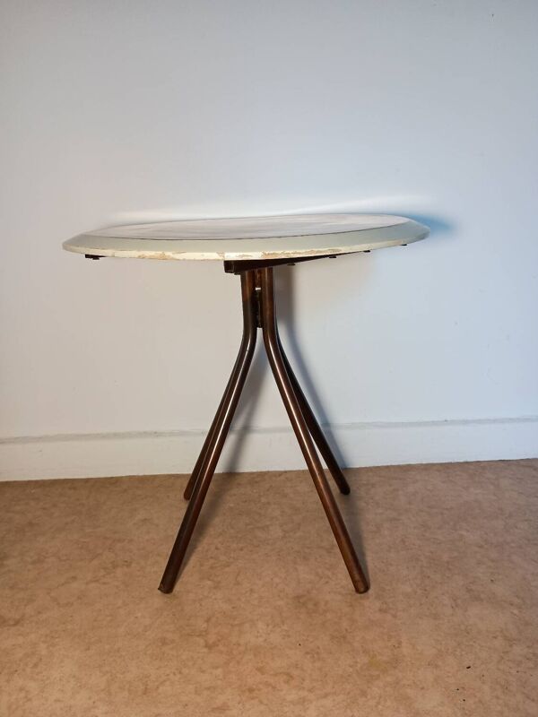Table d'appoint pieds compas