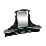 Fifth wheel console and art deco mirror