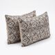 Lot de 2 housses de coussin kilim vintage 41x61 cm