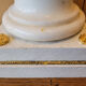 Pair of marble lamps