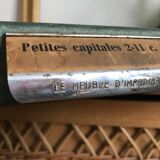 Old printing cabinet drawer locker