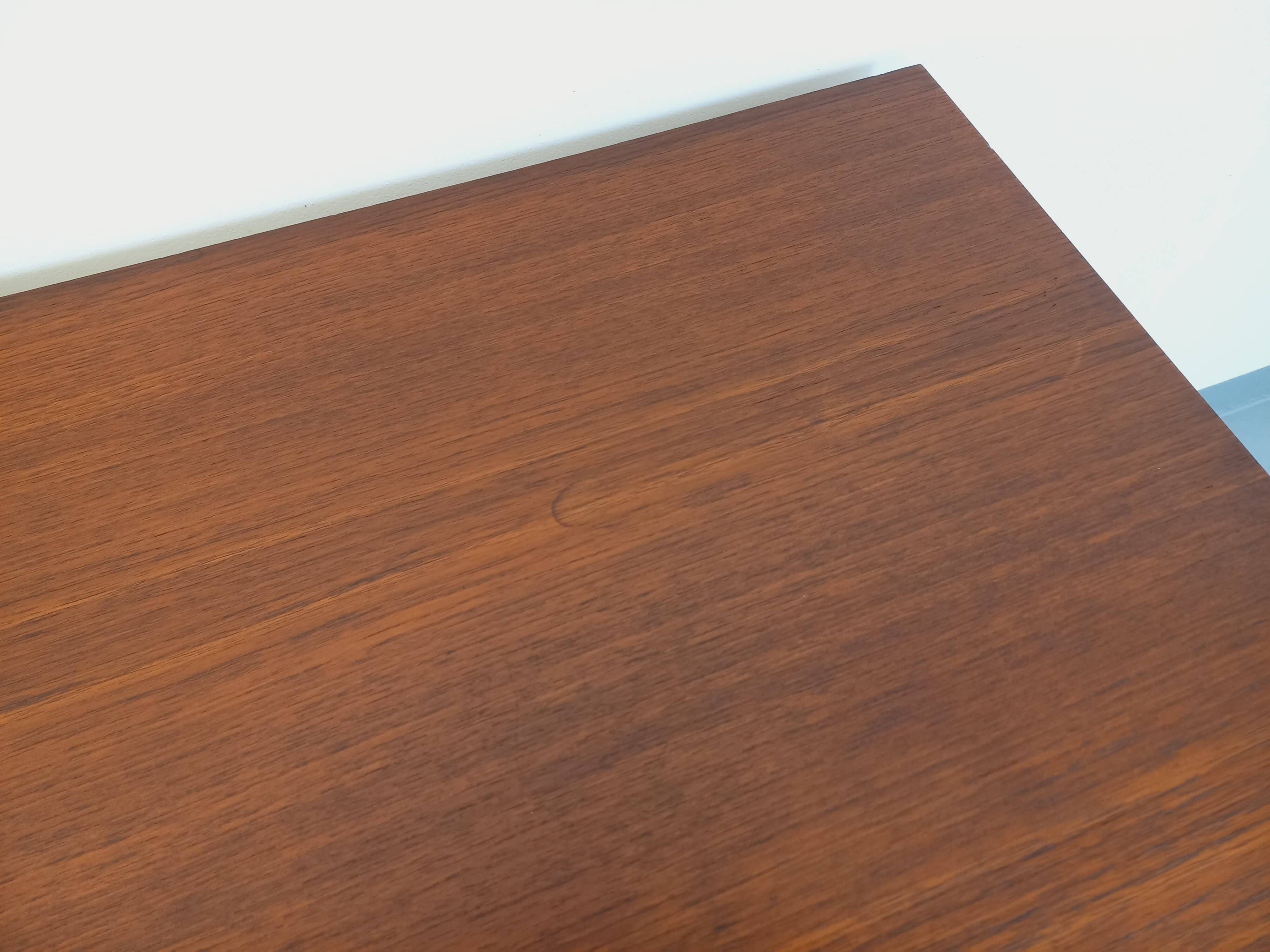 Small vintage Scandinavian teak sideboard from the 1960s.