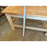 Italian Square Natural Coffee-Table With Chessboard
