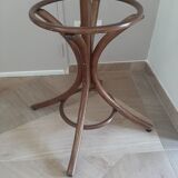 Wooden parrot coat rack - old style curved wood - 12 bells