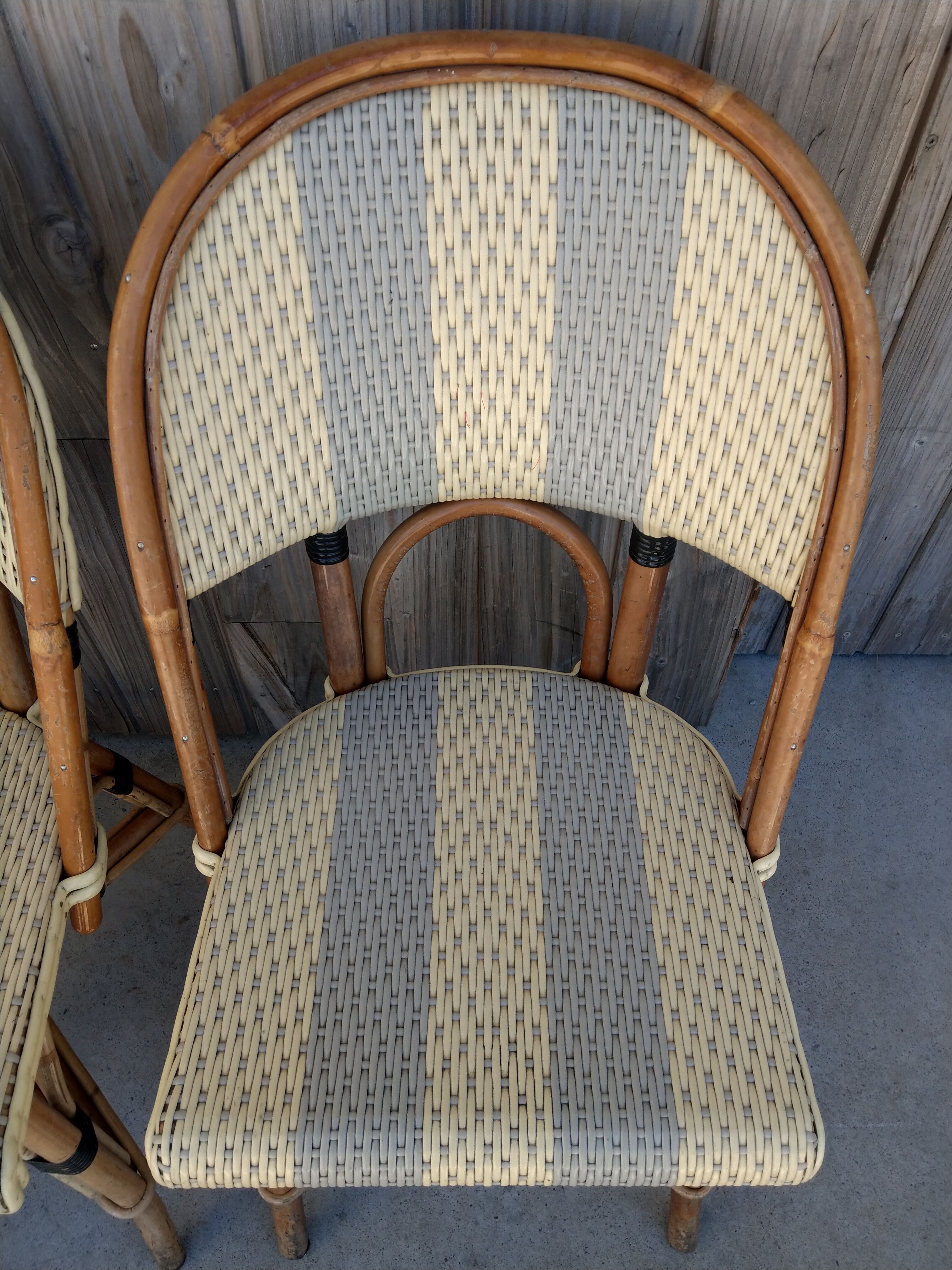 Paire de chaises de bistrot Maison Gatti Paris