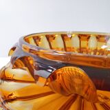 Set of 2 art deco crystal cups 1940