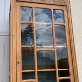 Art deco glass-glazed parisian wardrobe