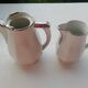 Pair of milk jug teapots