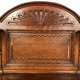 English Renaissance style oak cabinet