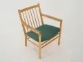 Beech armchair, Danish design, 1970s, designer: Erik Ole Jørgensen, manufacture: Tarm Stole & Møbelfabrik