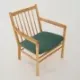 Beech armchair, Danish design, 1970s, designer: Erik Ole Jørgensen, manufacture: Tarm Stole & Møbelfabrik