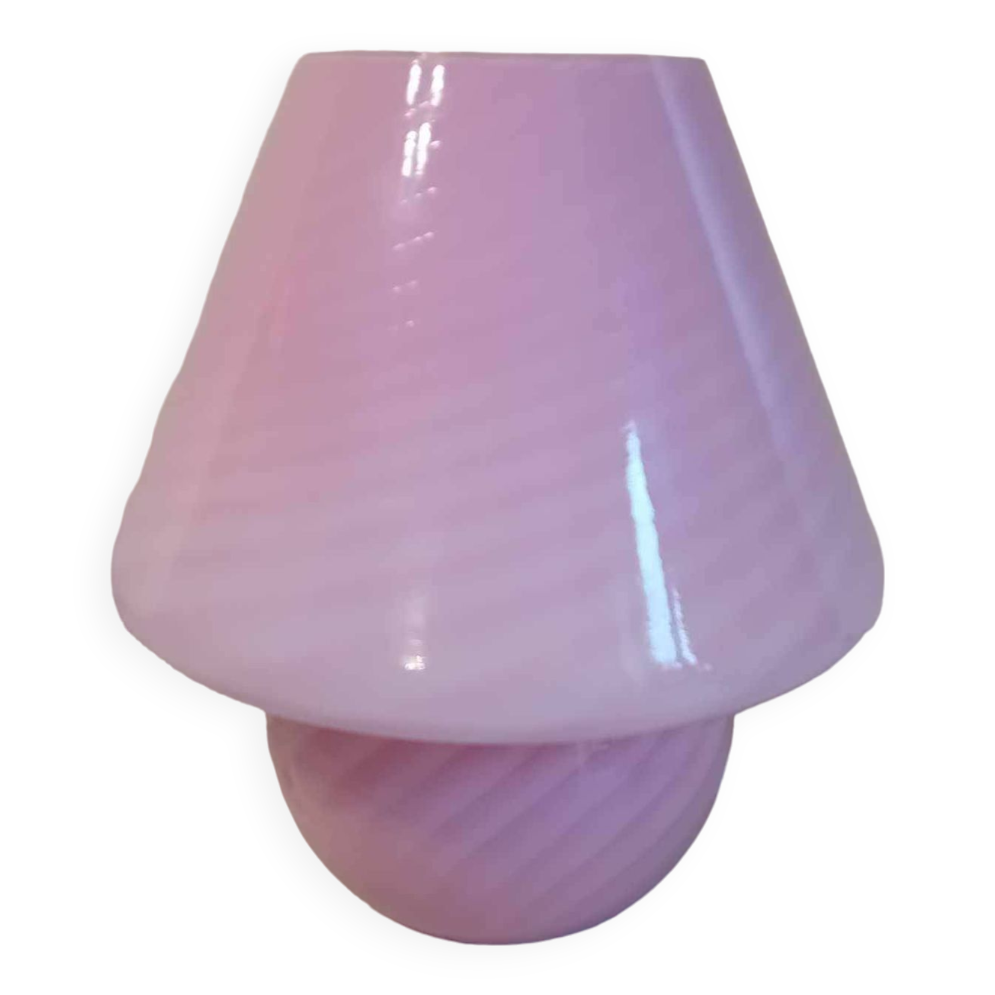 Pink mushroom lamp MURANO 70's