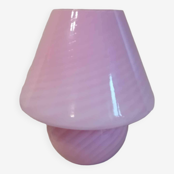 Pink mushroom lamp MURANO 70's