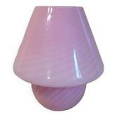 Pink mushroom lamp MURANO 70's