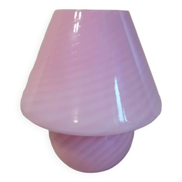 Pink mushroom lamp MURANO 70's