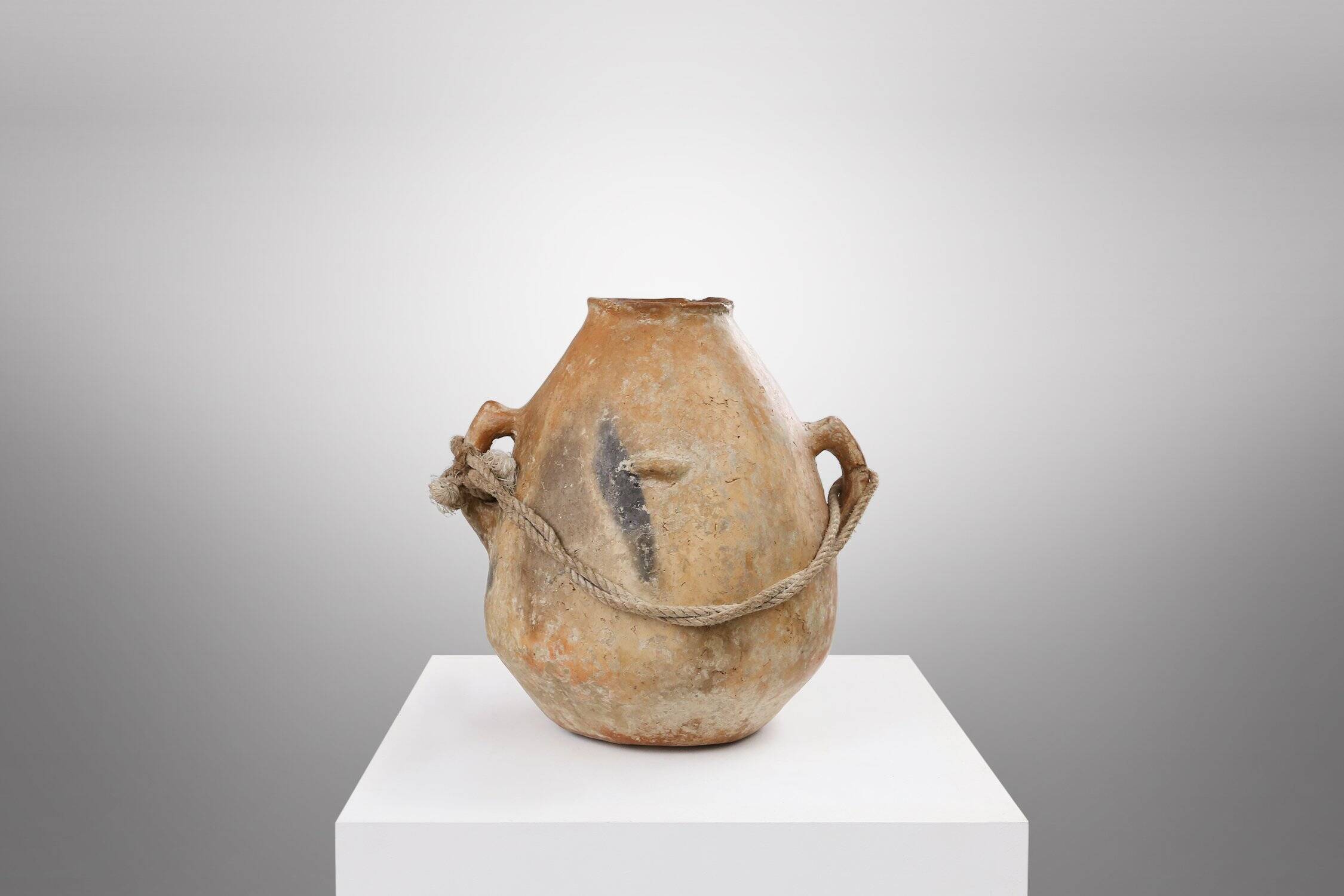 French Provincial Terracotta Vase, 19th‑Century