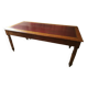 Wood and leather minister's desk