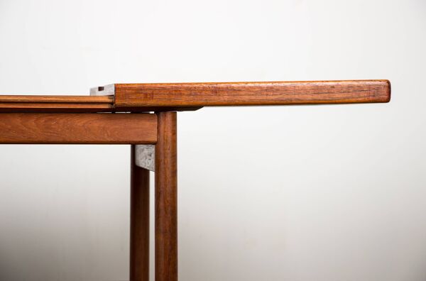 Desserte, Danoise extensible et deux niveaux, en teck 1960, Kurt Ostervig.