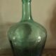 Dame Jeanne bonbonne glass green Viresa