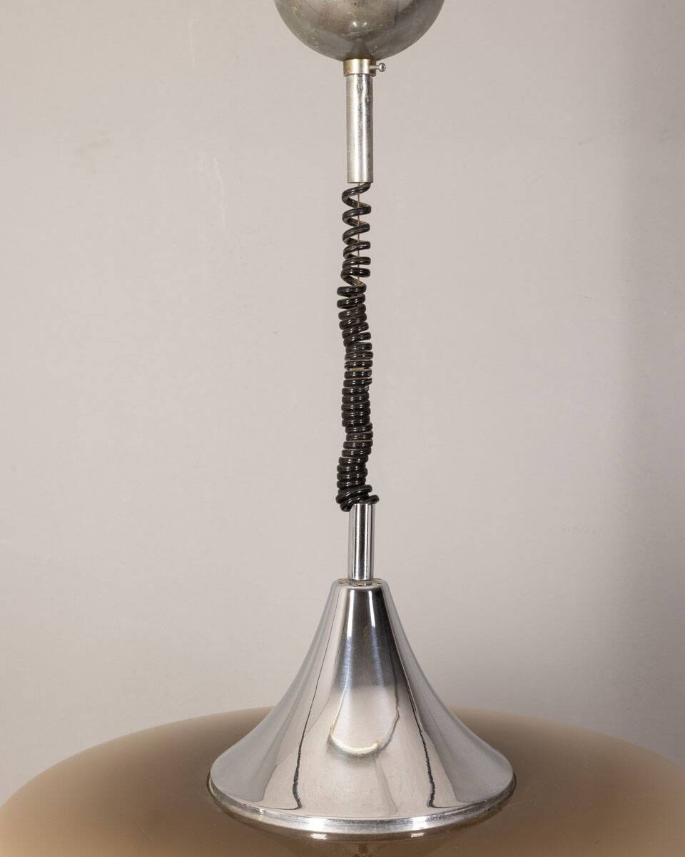 70s vintage chandelier in Plexiglass Tortora Italian Design