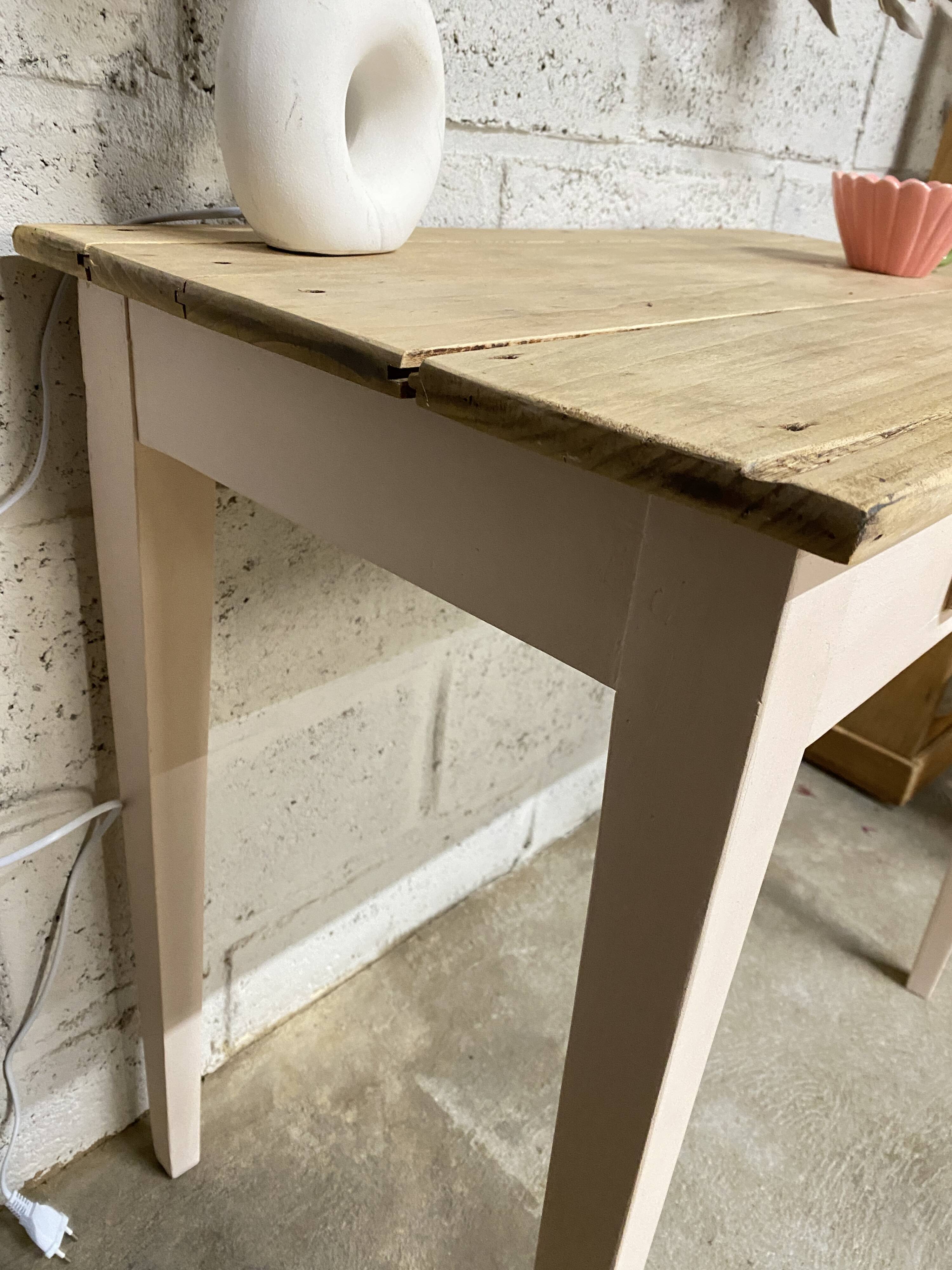 Small renovated farmhouse table or desk.