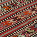 Anatolian handmade kilim rug 226 cm x 137 cm