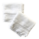 Duo of openwork linen pillowcases