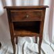 Solid oak nightstand, 1970
