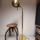 Adjustable brass floor lamp by Metalarte for Hansen, Spain, 1960s