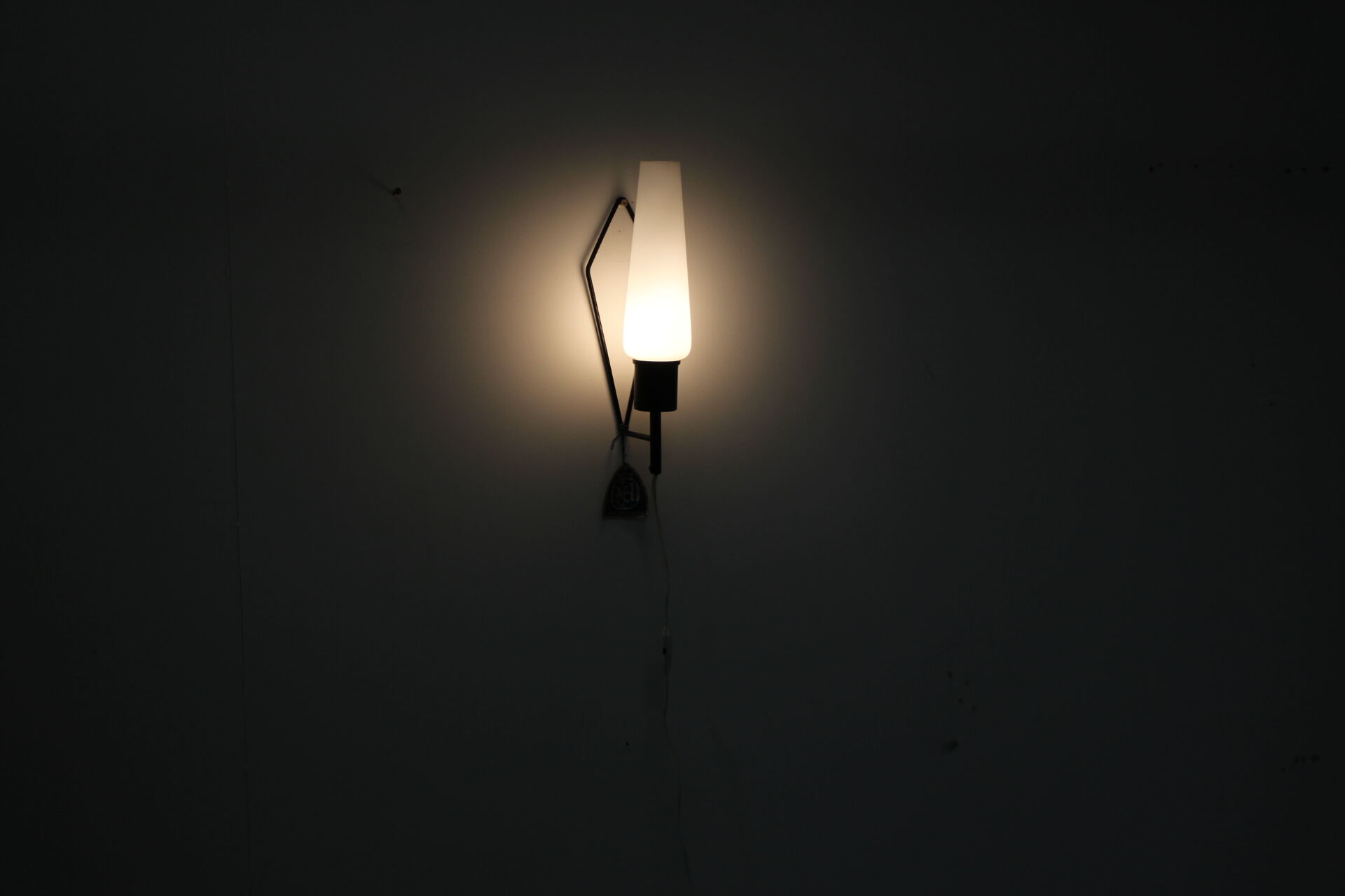 Mid-century wall lamp Elektroinstala Děčín, 1970