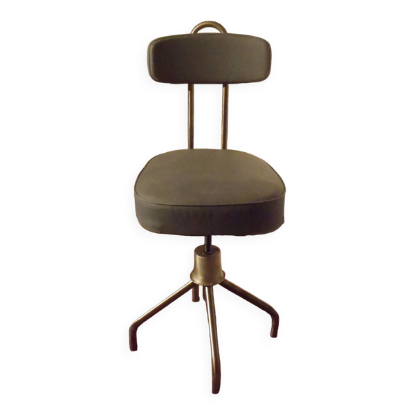 Chaise indus vintage ''NORI'' modèle déposé 1950