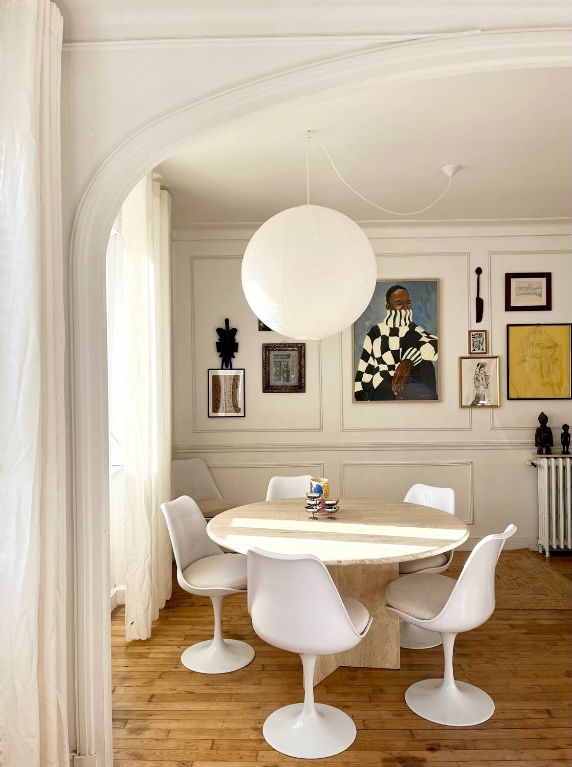 6 chaises tulipes