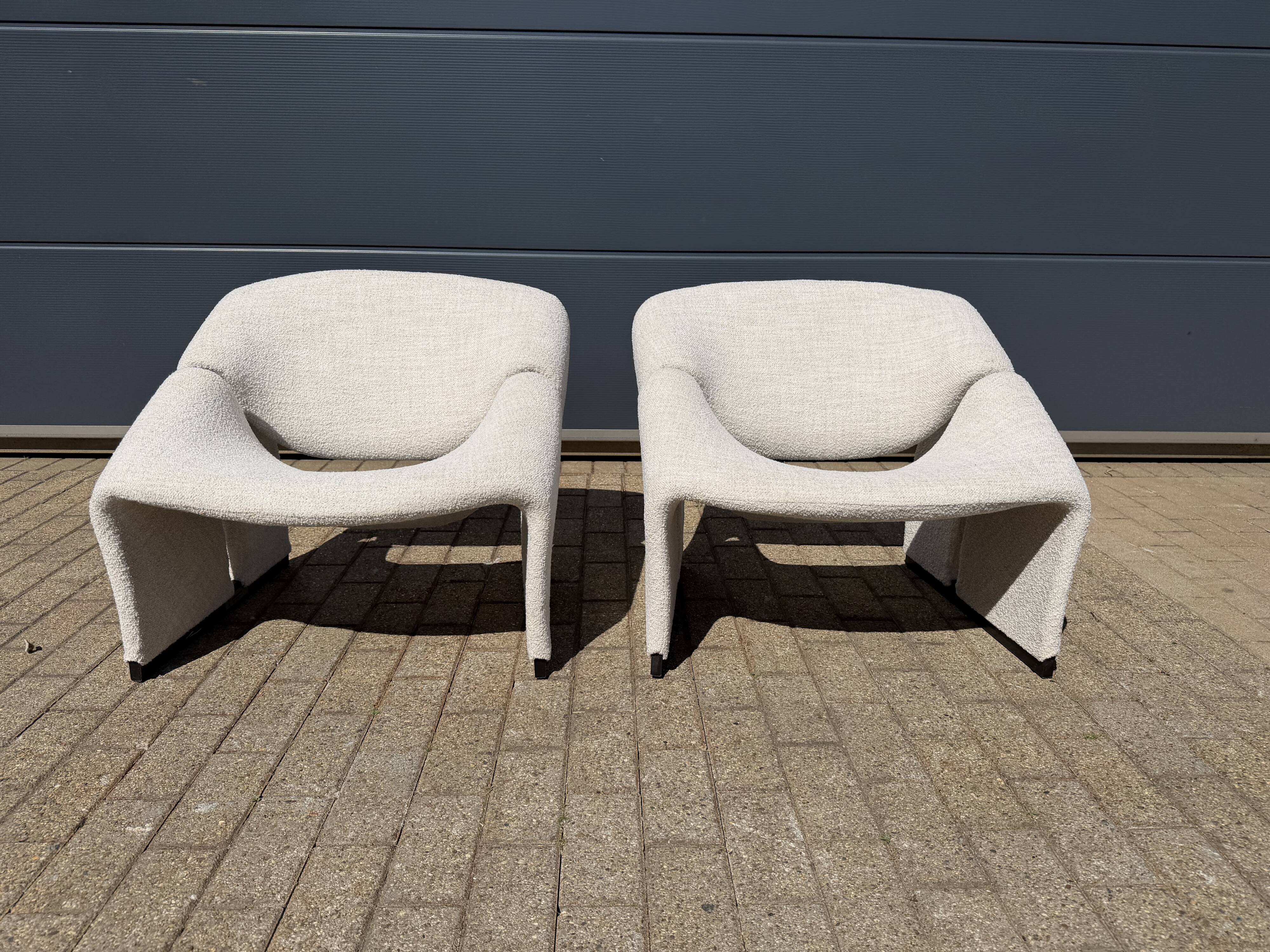 2x Artifort F580 Groovy fauteuils in Nieuwstaat!! Pierre Paulin