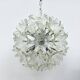 Spectacular Murano glass flower chandelier by Venini for VeArt, Italy 1970s