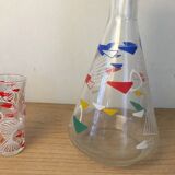 Small carafe geometric patterns, 60s